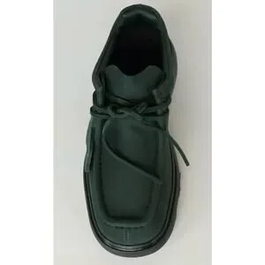 Burberry Green Leather Creeper Lace-up Boots 10.5 US (43.5) 8075390 IT NIB $1090 Burberry Green Leather Creeper Lace-up Boots 11 US (44  main image 4